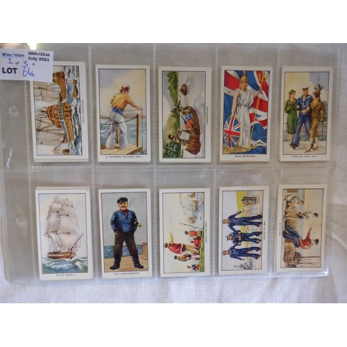 64 - Category - Navy: Player L25 x Old Naval Prints, Hill-Spinet House 30 x Nautical Songs, Bournville 27... 