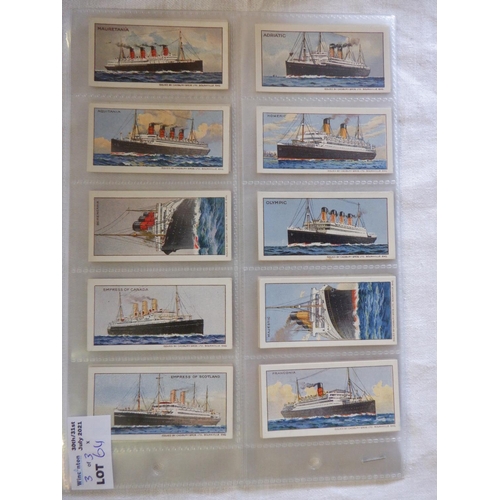 64 - Category - Navy: Player L25 x Old Naval Prints, Hill-Spinet House 30 x Nautical Songs, Bournville 27... 