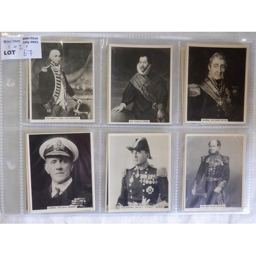 67 - Category - Navy: Carreras PM24x Famous Naval Men, Carreras 50 x History of Naval Uniforms. Book Pric... 