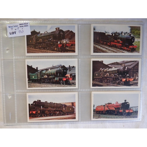 70 - Category - Loco's Railways: Kellogg 16 x The Story of the Locomotive Series 2 ( 2 x Sets), Cadet 50 ... 