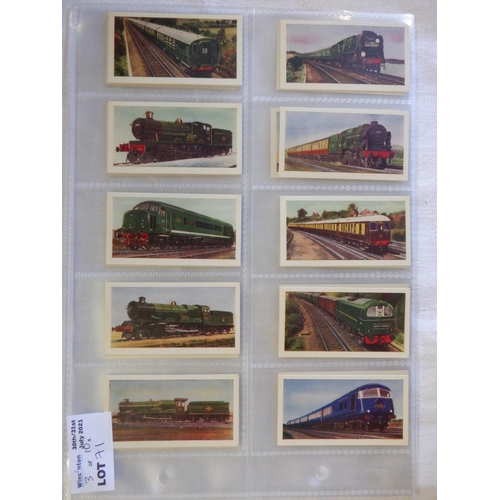 71 - Category - Loco's Railways:  Brownes Tea 25 x History of the Railways 1st Series and 25 x History of... 