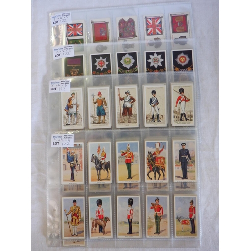 122 - Category - Uniforms: Player 50 x Regimental Standards and Cap Badges, United Kingdom 25 x British Or... 