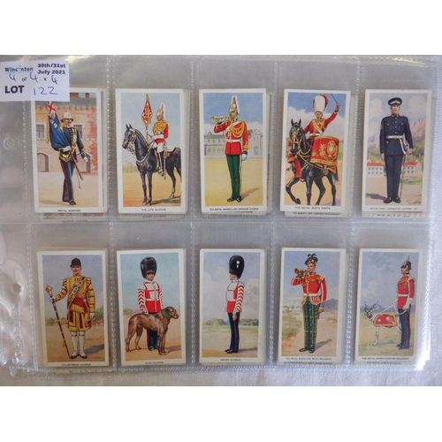 122 - Category - Uniforms: Player 50 x Regimental Standards and Cap Badges, United Kingdom 25 x British Or... 