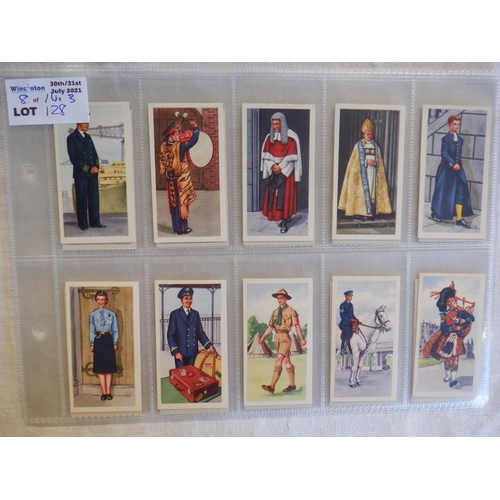 128 - Category - Uniforms: Hotspur- School Story Paper x 12 Guns in Action, Wizard K28 x Warrior Cards -Do... 