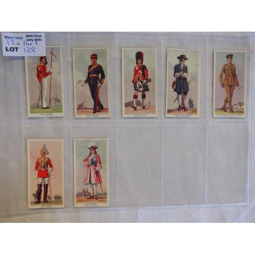 128 - Category - Uniforms: Hotspur- School Story Paper x 12 Guns in Action, Wizard K28 x Warrior Cards -Do... 