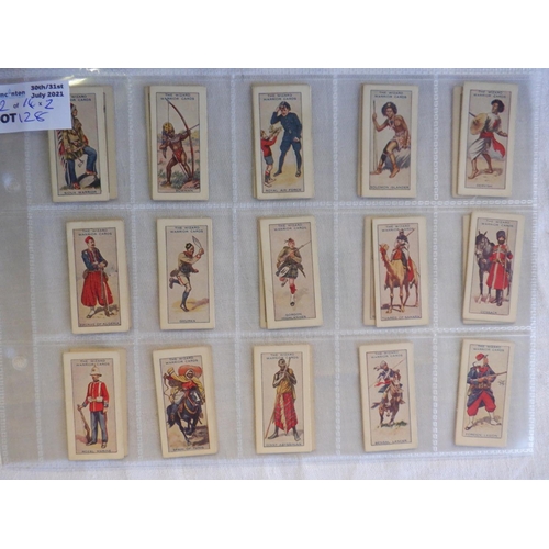 128 - Category - Uniforms: Hotspur- School Story Paper x 12 Guns in Action, Wizard K28 x Warrior Cards -Do... 