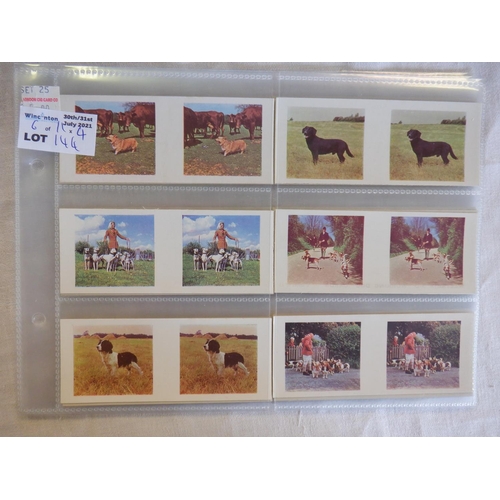 144 - Category -Cats & Dogs: Carreras M52 x Greyhound Racing Game - Black Cat, Wills M25 x Dogs 1914, Will... 