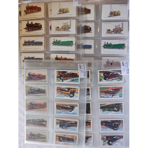 72 - Category - Loco's Railways: Coach House Studio  Collectors Miniatures 50 x Railway Locomotives, Coll... 