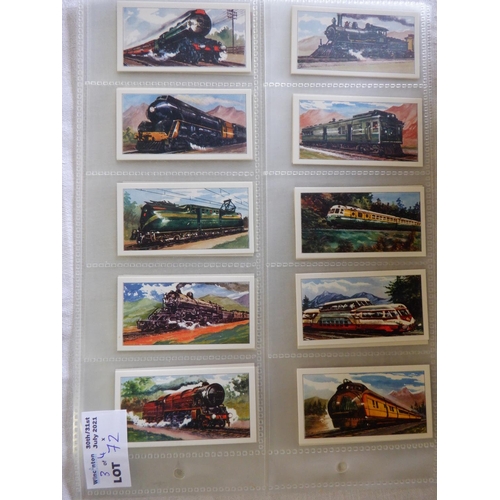 72 - Category - Loco's Railways: Coach House Studio  Collectors Miniatures 50 x Railway Locomotives, Coll... 