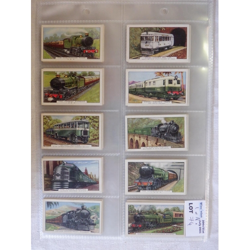 74 - Category - Loco's Railways: Gallaher 48 x Trains of the World, Hobby Press 20 x Preserved Railway Lo... 