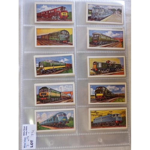 74 - Category - Loco's Railways: Gallaher 48 x Trains of the World, Hobby Press 20 x Preserved Railway Lo... 