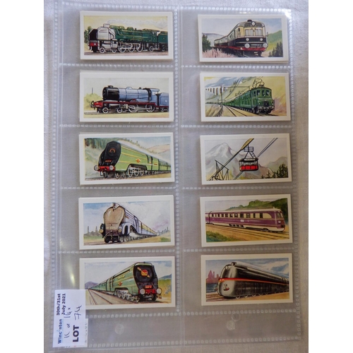 74 - Category - Loco's Railways: Gallaher 48 x Trains of the World, Hobby Press 20 x Preserved Railway Lo... 