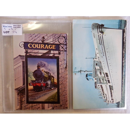 74 - Category - Loco's Railways: Gallaher 48 x Trains of the World, Hobby Press 20 x Preserved Railway Lo... 