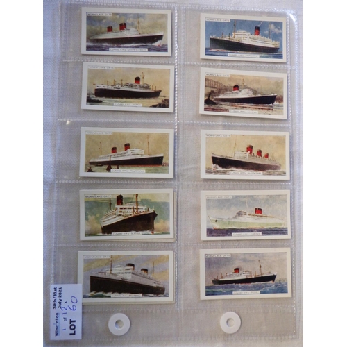 60 - Category - Ships : Morning Foods 12 x Cunard Line, Tom Thumb M30 x Britain's Maritime History, Donce... 