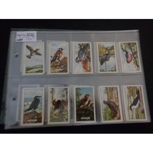 199 - Category -Birds: Mills  25 x Tropical Birds, Typhoo 20 x By Pond and Stream - Blank Backs, Doctor Ce... 