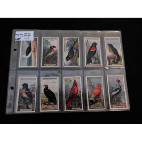 199 - Category -Birds: Mills  25 x Tropical Birds, Typhoo 20 x By Pond and Stream - Blank Backs, Doctor Ce... 