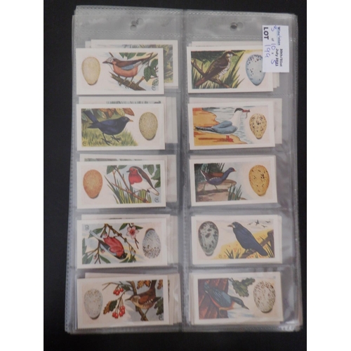 199 - Category -Birds: Mills  25 x Tropical Birds, Typhoo 20 x By Pond and Stream - Blank Backs, Doctor Ce... 