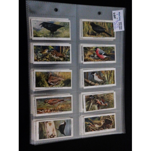 200 - Category -Birds: Player 50 x Wild Birds, Player M25 x Wild Fowl, Phillips 50 x British Birds and The... 