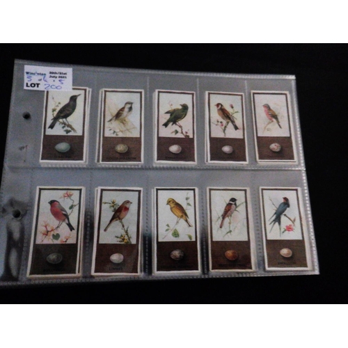 200 - Category -Birds: Player 50 x Wild Birds, Player M25 x Wild Fowl, Phillips 50 x British Birds and The... 