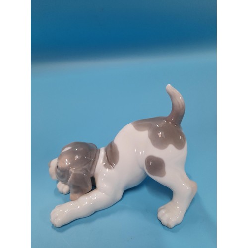 69 - Lladro 1070 Playful Puppy - Perfect Condition