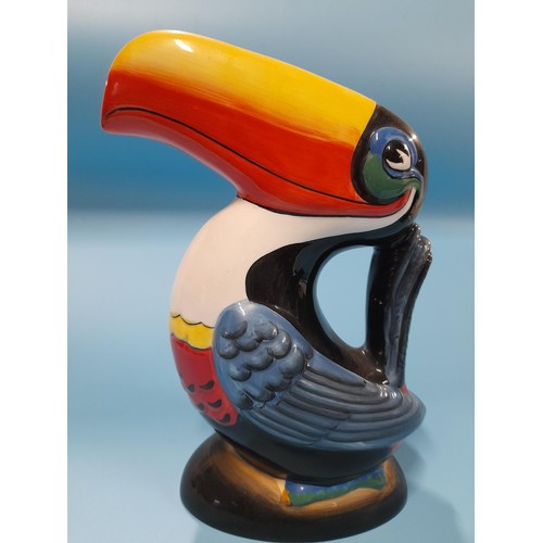 520 - Guinness Toucan Ceramic Jug G0047 15cm, plus Large Toucan Ceramic Jug G0046  21cm and a Pint Guinnes... 