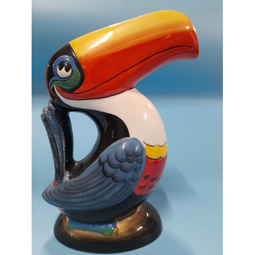 520 - Guinness Toucan Ceramic Jug G0047 15cm, plus Large Toucan Ceramic Jug G0046  21cm and a Pint Guinnes... 