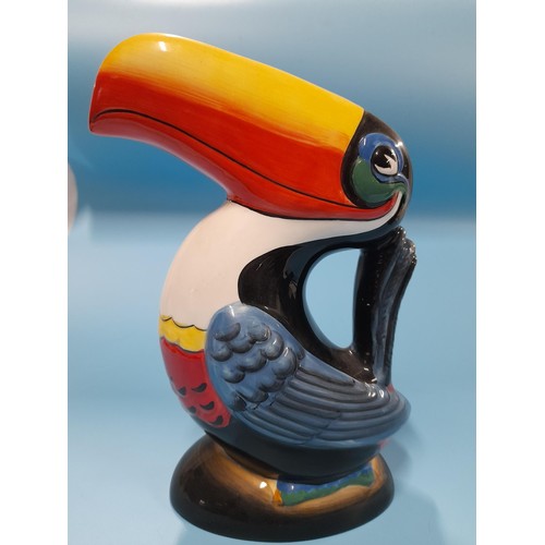 520 - Guinness Toucan Ceramic Jug G0047 15cm, plus Large Toucan Ceramic Jug G0046  21cm and a Pint Guinnes... 