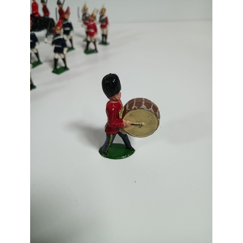 568 - A Group of Britain's Painted Lead Toy Soldiers inc. Horse Guards, Cold Stream Guard Band etc.