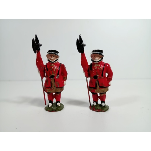 575 - A Pair of Britains Lead Toy Soldier Yeoman of the Guard 