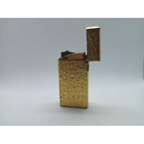 310 - A Gold Plated Dunhill 70 Rollgas Cigarette Lighter