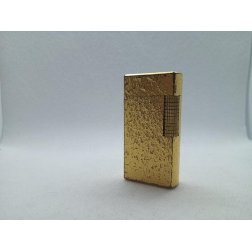 310 - A Gold Plated Dunhill 70 Rollgas Cigarette Lighter