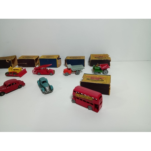 565C - A Collection of Vintage Lesney Matchbox Cars and Boxes