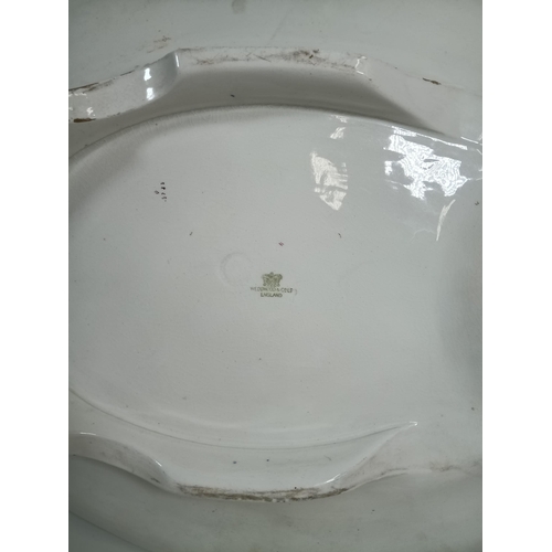 536 - A Very Large Antique Wedgewood Plate 56 x 45cm