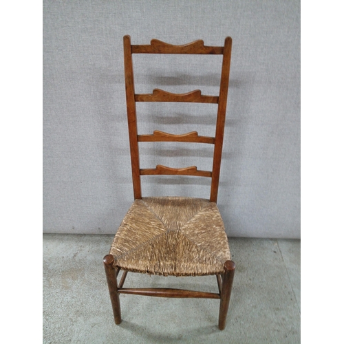 805 - An Arts & Crafts Rush Seated Chair