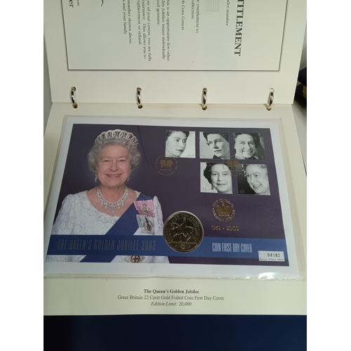 448 - Queen Coin Cover Collection and Flight and Aviation in 7 Albums, plus Golden Jubilee