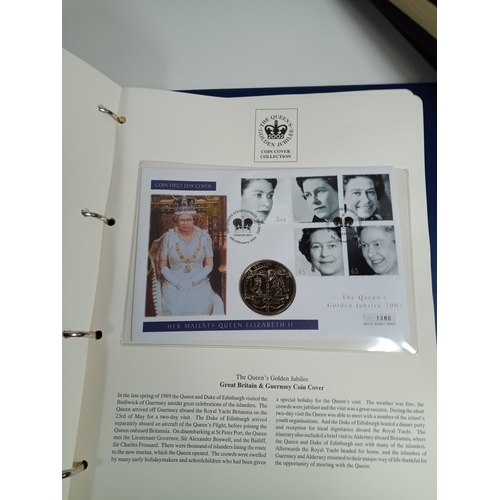 448 - Queen Coin Cover Collection and Flight and Aviation in 7 Albums, plus Golden Jubilee