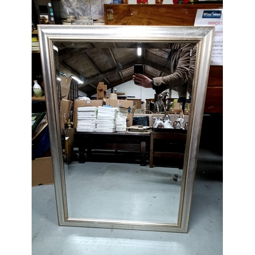 53B - A Large Framed Mirror 104 x 74cm