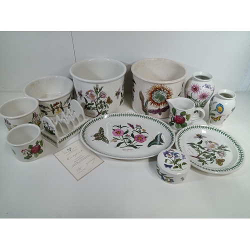 540 - A Collection of Portmeirion Botanical Pottery