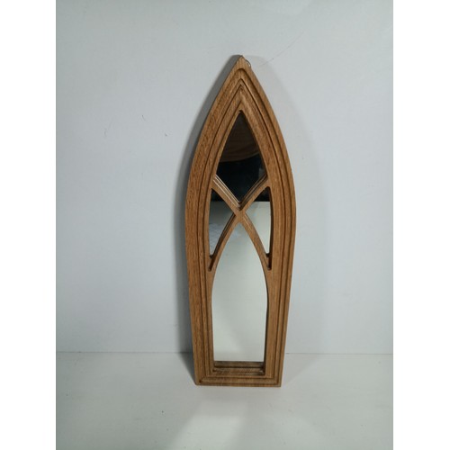 95 - A Carved Frame of Gothic Style Mirror 48.5 x 14cm