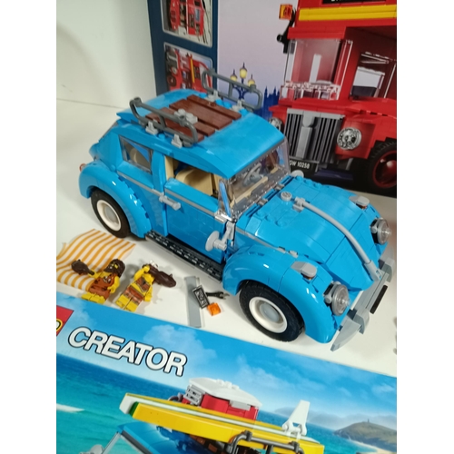 542 - A Lego Greater London Bus and Beetle Car