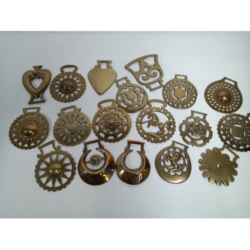 776 - A Good Collection of Old Horse Brasses