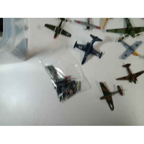 560 - A Crate of Metal Model Aircraft - Most Requiring Repair