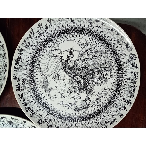 539 - Bjon Wunbland Winter Plates x 3