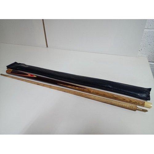 87b - A Riley 2 Piece Snooker Cue