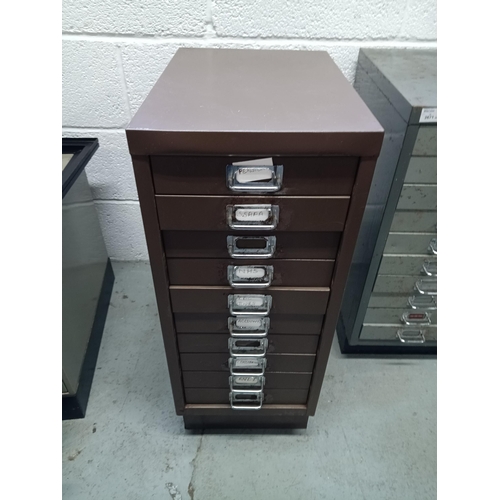 90 - Multi Drawer Metal Cabinet