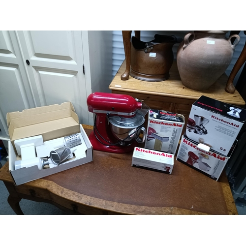 285 - Kitchen Aid Artisan Food Processor with Accessories