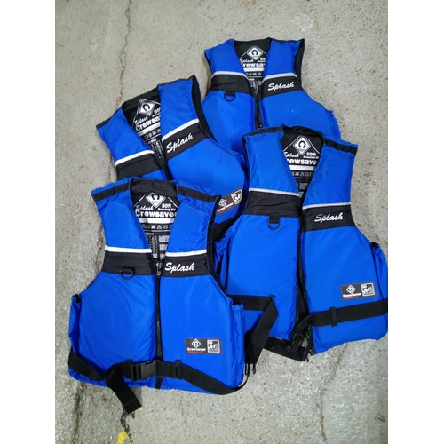 71 - 4 x Splash Crewman Life Jackets