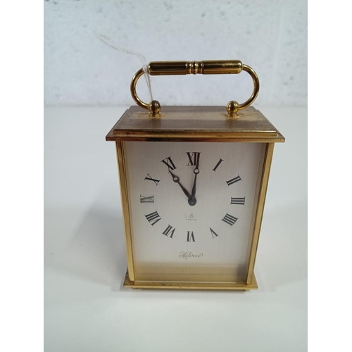 334 - Helveco Miniature 8 Day Swiss Carriage Clock