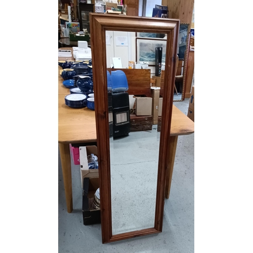 784 - A Pine Framed Mirror