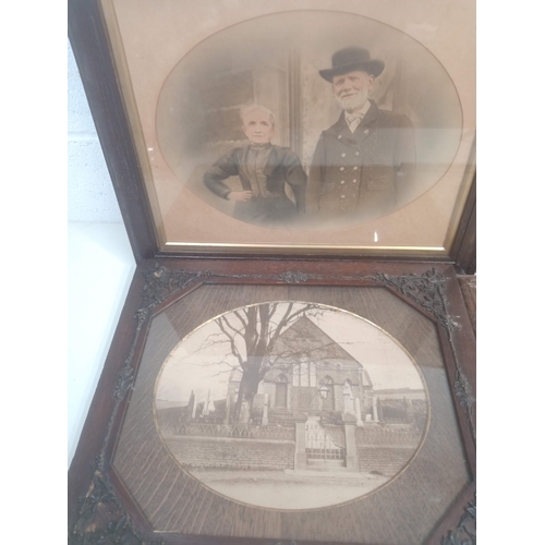 957 - 4 x Large Framed Old Photographs/Prints